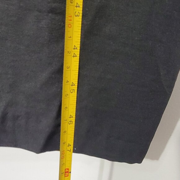 Vintage Chablis Black Back Zipper Short Sleeve Sheath Pads Dress Plus Size 15/16 - Picture 10 of 12